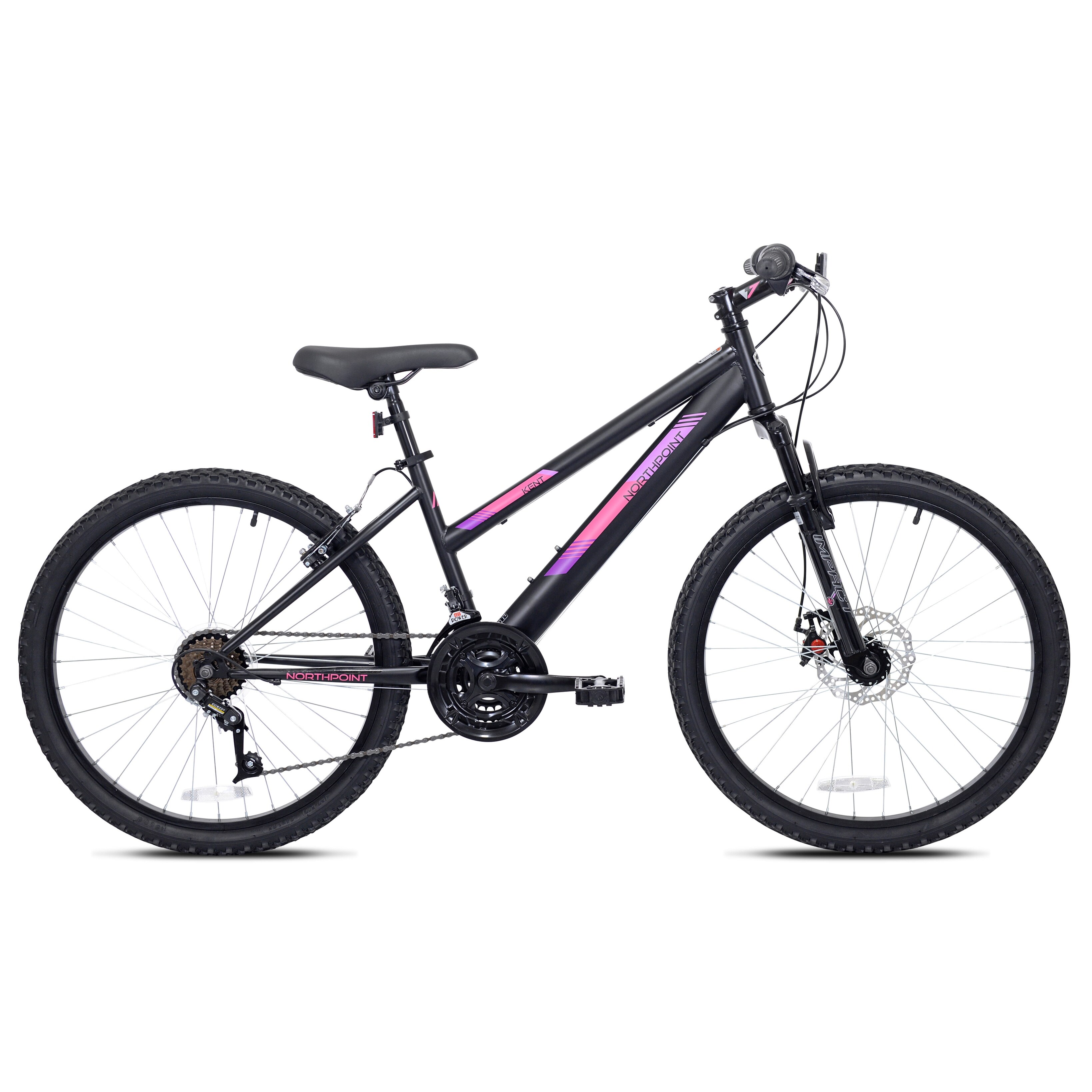 24 In. Northpoint Girl's Mountain Bike, Black. - Bed Bath & Beyond