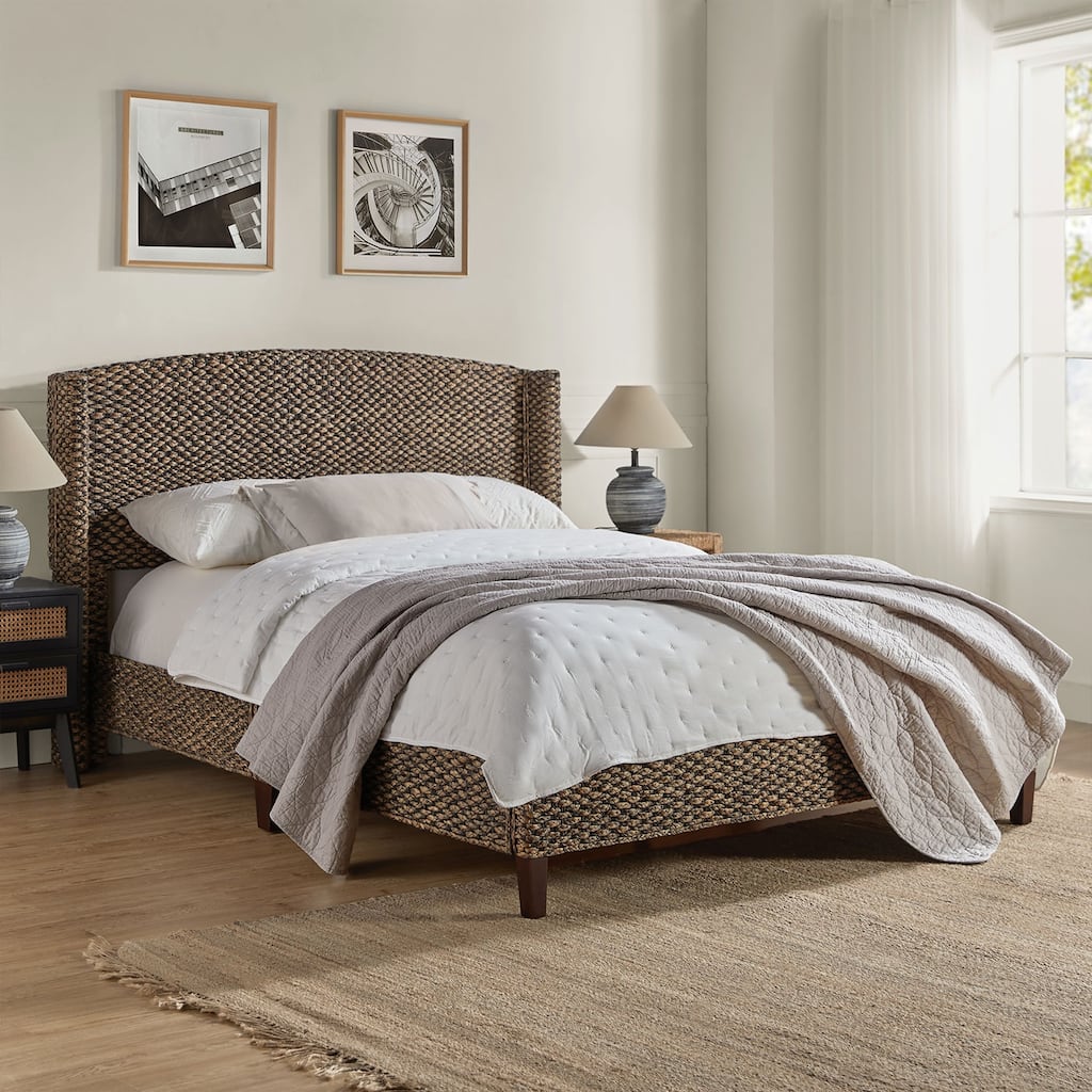 Ludwig Traditional Standard Bed with Wingback Design by HULALA HOME