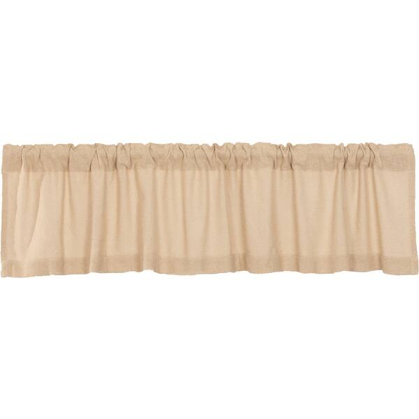 Shop Farmhouse Kitchen Curtains Vhc Cotton Burlap Valance Rod