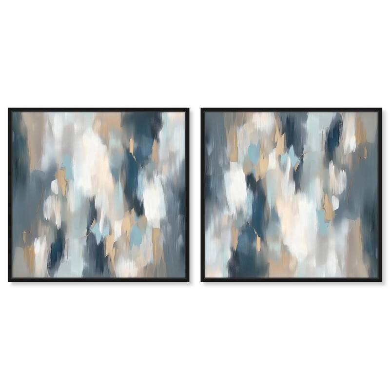 The Kiss Canvas by Art Remedy - 20" x 30" - Gold