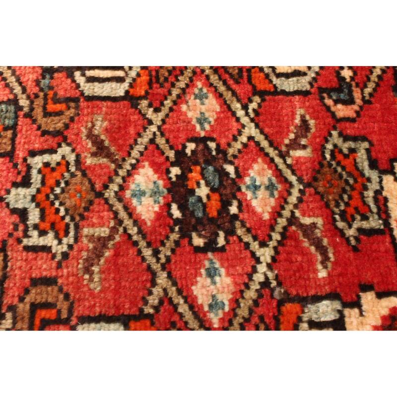ECARPETGALLERY Hand-knotted Andelz Red Wool Rug - 3'11 x 6'9