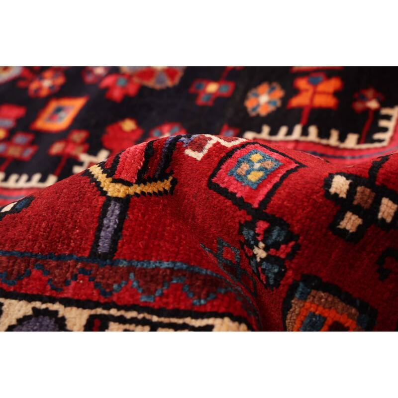 ECARPETGALLERY Hand-knotted Anatolian Vintage Red Wool Rug - 5'9 x 11'5