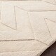 preview thumbnail 5 of 46, Hand-Woven Ann Tone-on-Tone Zig-Zag Wool Area Rug - 2' 3" x 14'