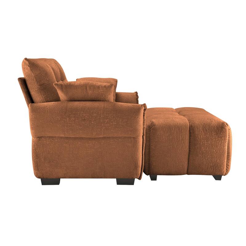 Modern Ergonomic Single Sofa Chairs with Pillows