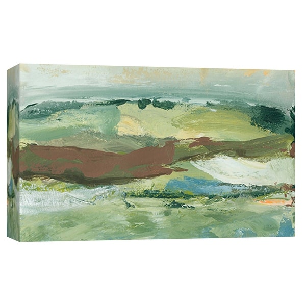 PTM Images 9-101920 PTM Canvas Collection 8" x 10" - "Landscape Study 18" Giclee Abstract Art Print on Canvas