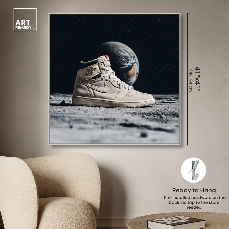 Zero-G Jordans Canvas by Art Remedy