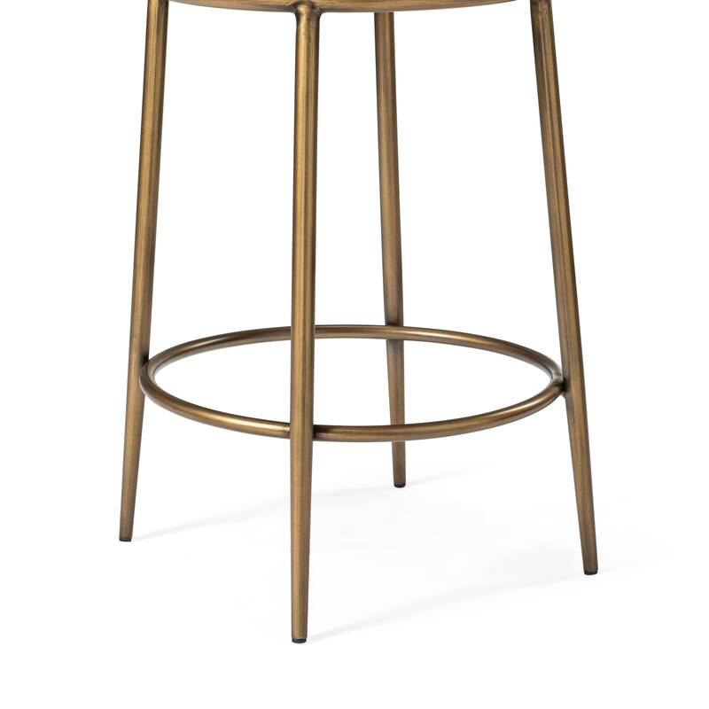 Maven Lane Stella Metal Kitchen Dining Stool
