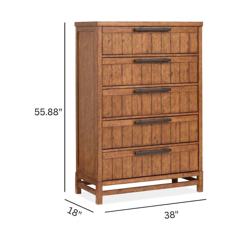 Magnussen Home Conway Honey Wheat Drawer Chest