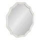 preview thumbnail 4 of 6, Kate and Laurel Ripling Decorative Scallop Wall Mirror - 26" Diameter 26" Diameter - White