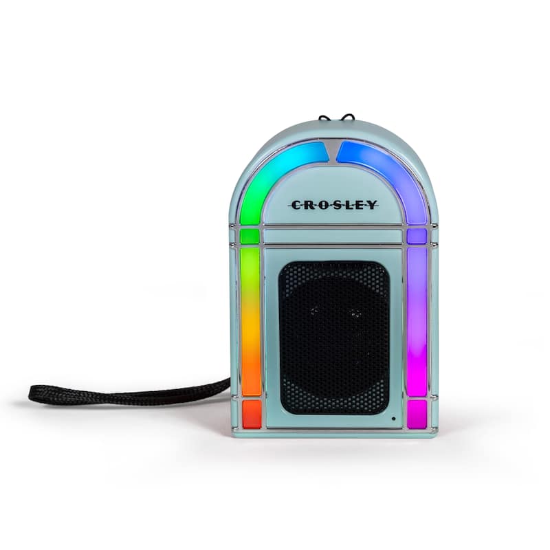Crosley Mini Jukebox Portable Bluetooth Speaker In Aqua Blue
