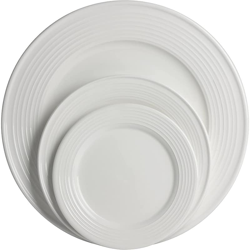 Nova Round 62-Piece Dinnerware Set, Service for 6