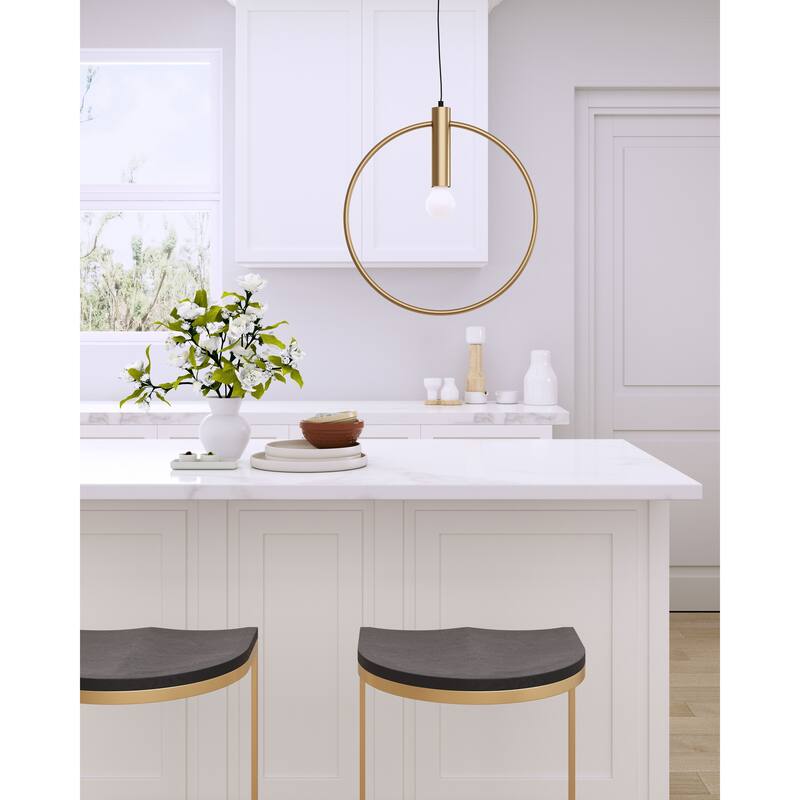 Bagpiper Ceiling Lamp Brass