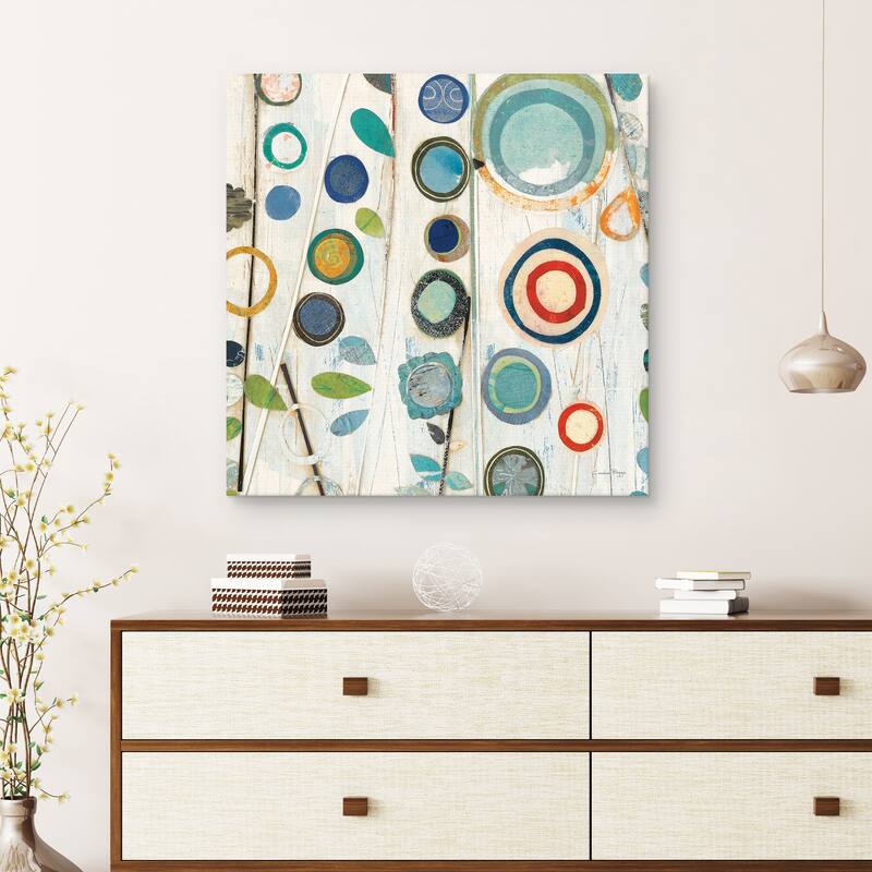 Ocean Garden I Square by Candra Boggs Canvas Art Print