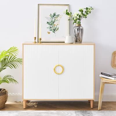 Comfortable Storage Cabinet with Adjustable Shelves