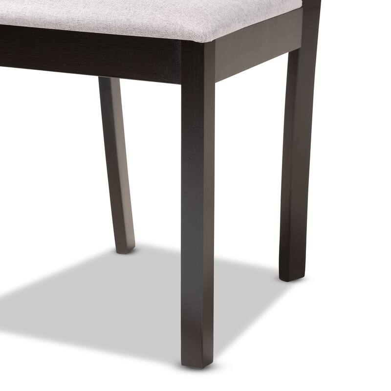 Carlin Modern and Transitional 7-Piece Wood Dining Set