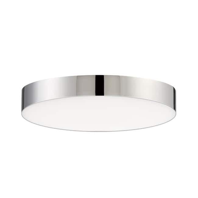 Maxim 5" Wide Integrated LED Flush Mount Ceiling Fixture - Polished Chrome