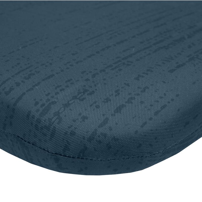 Urban Chic Outdoor Solid Textured Arm Chair Cushion 18 x 19 in Navy - 18" x 19" x 2.75"