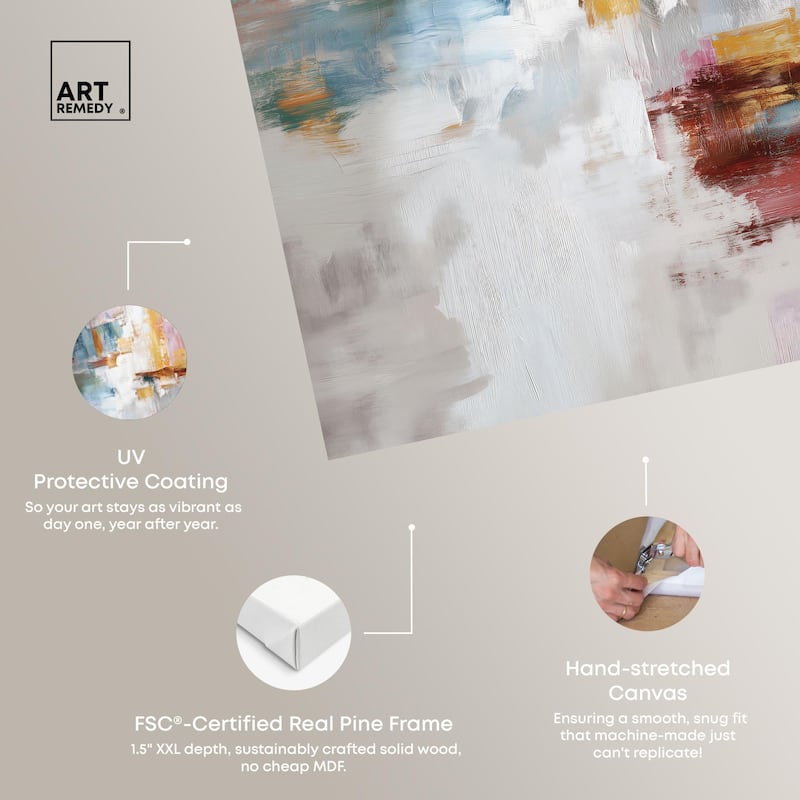 Warmth and cool I Canvas by Art Remedy, Gallery Wrapped