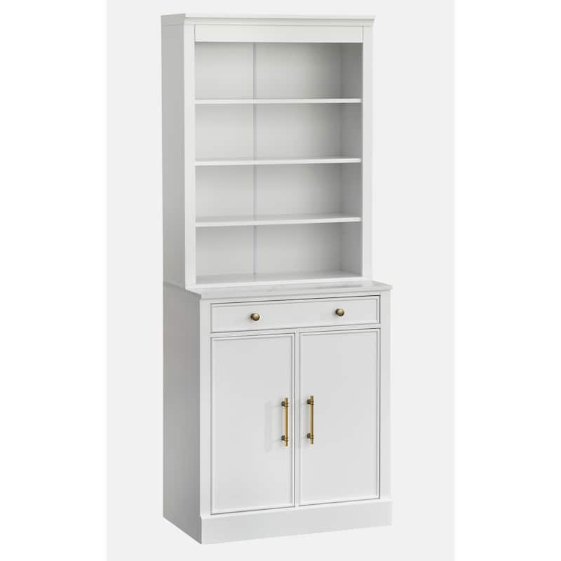 Lifestorey Monza 2-Piece Buffet Hutch Set