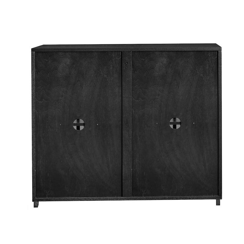 Mid Century Modern Fluted Sideboard Buffet Storage Cabinet for Living Room Entryway, Hallway Dining Room