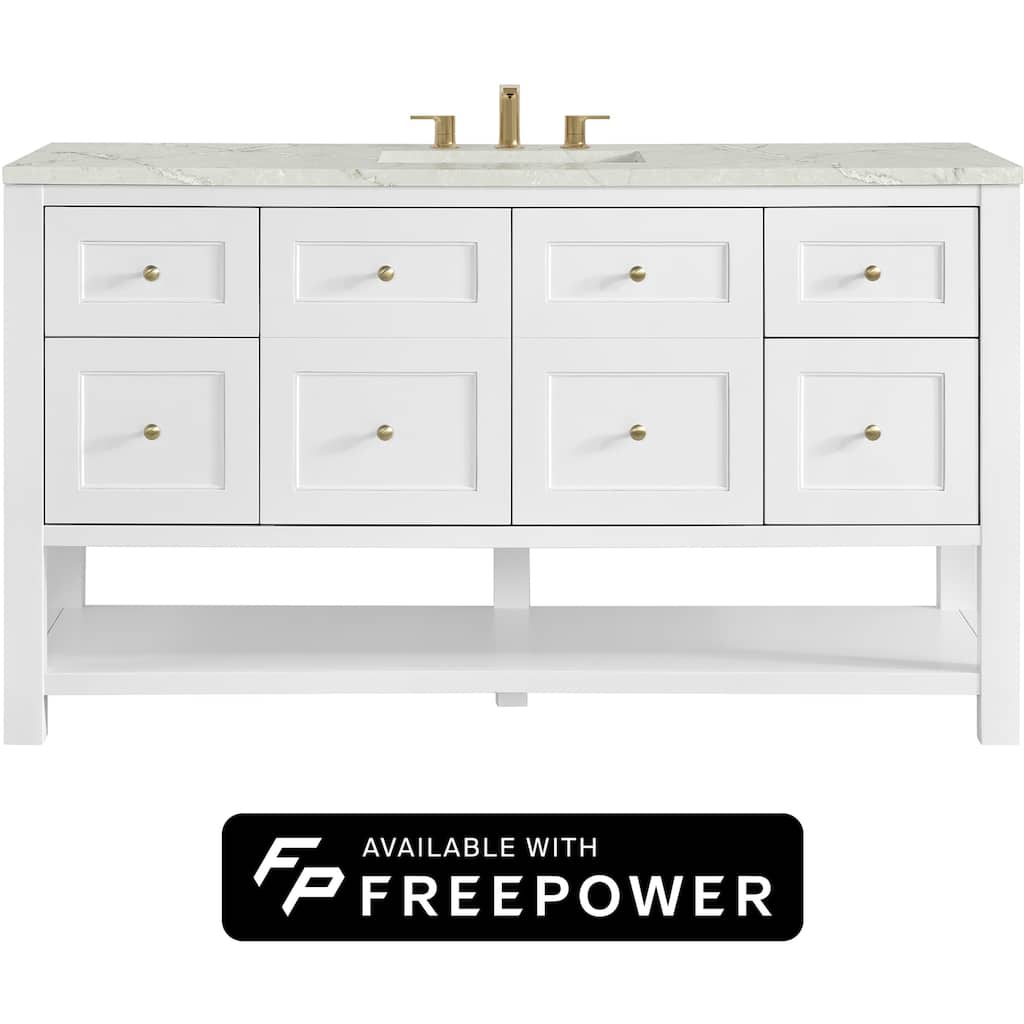 James Martin Vanities 330-V60S-FVSL Breckenridge 60" Free Standing