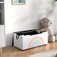 preview thumbnail 9 of 7, Qaba Toy Box Chest, Lightweight Toy Organizer with Storage, White
