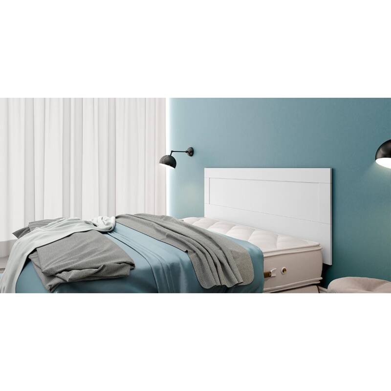 Mid-century Platform Bed with Headboard