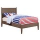preview thumbnail 8 of 10, Coop Mid-Century Modern Wood Teen Platform Bed by Furniture of America
