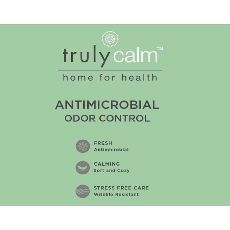 Truly Calm Antimicrobial Pillow Pair with Removable Cover