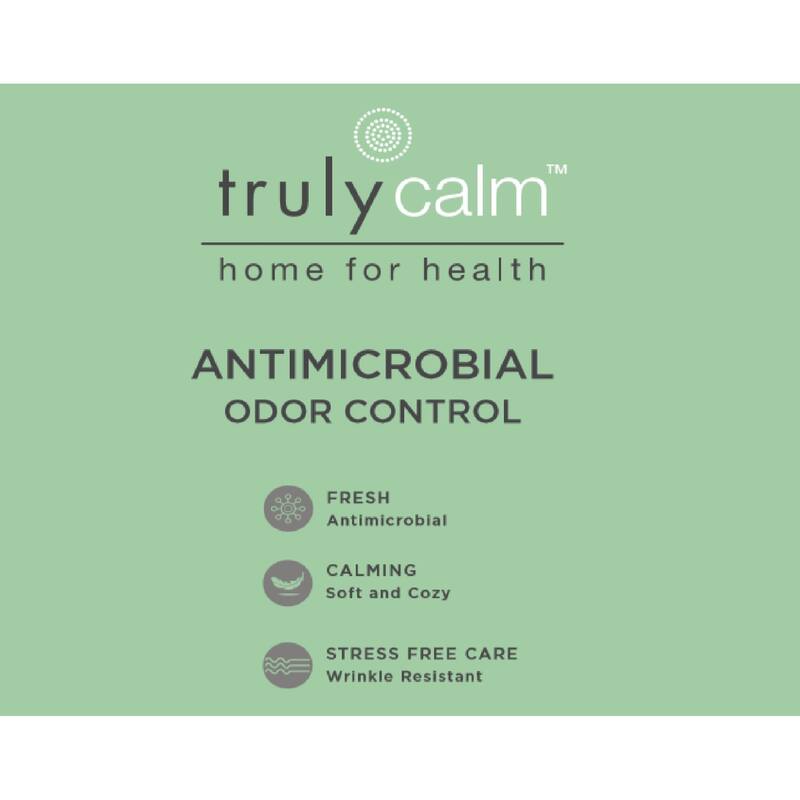 Truly Calm Antimicrobial Seersucker 7 Piece Bed in a Bag