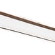 preview thumbnail 9 of 13, Modern Farmhouse Oval Long LED Semi-flush Mount For Kitchen - 38.2 in