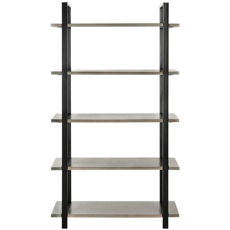 SAFAVIEH Anbar Brown 5-Tier Etegere - 36" x 14.6" x 65.2" - 36Wx15Dx65H - Ash Grey