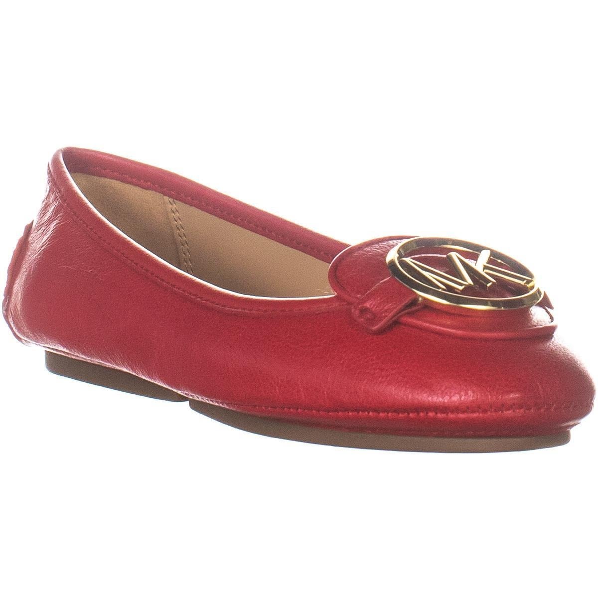 michael kors red ballet flats