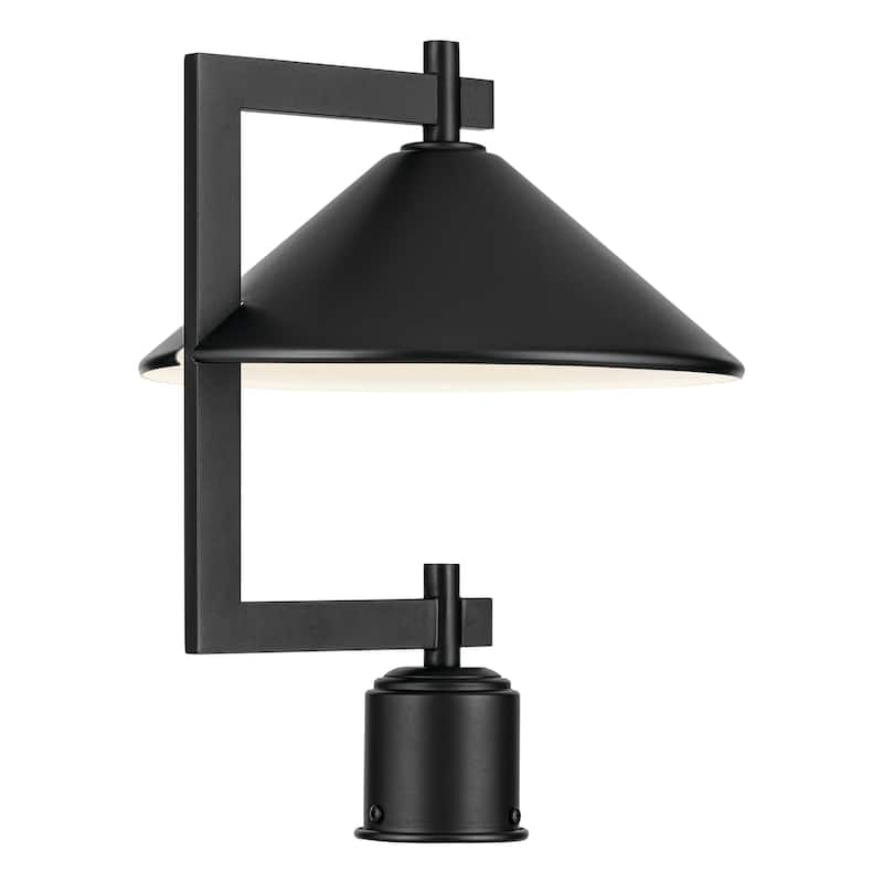 Kichler Lighting Ripley 1-Light Black Outdoor Post Light