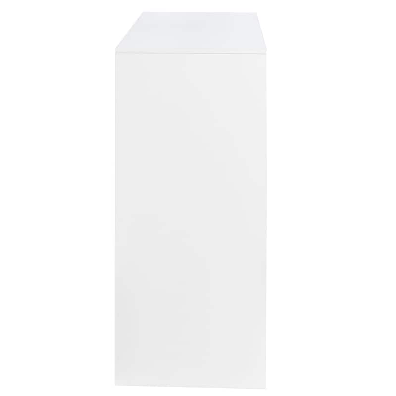 Anmytek Multi Functional 3 Tier Slide Out Door Bookcase - With Wheels Hidden Storage Cabinet