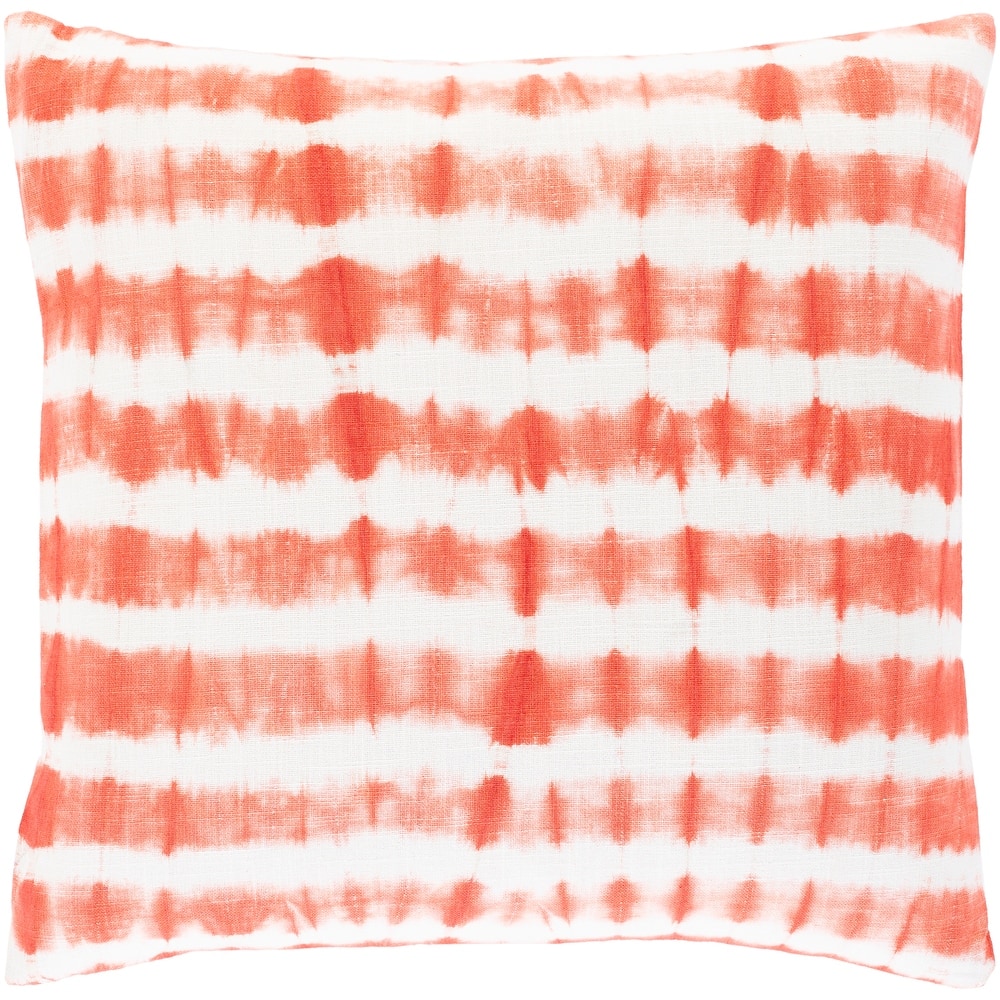 Artistic Weavers Saran Tie-Dye Striped Cotton Throw Pillow