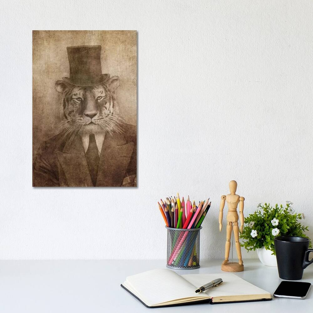 iCanvas "Sir Tiger" by Terry Fan Canvas Print