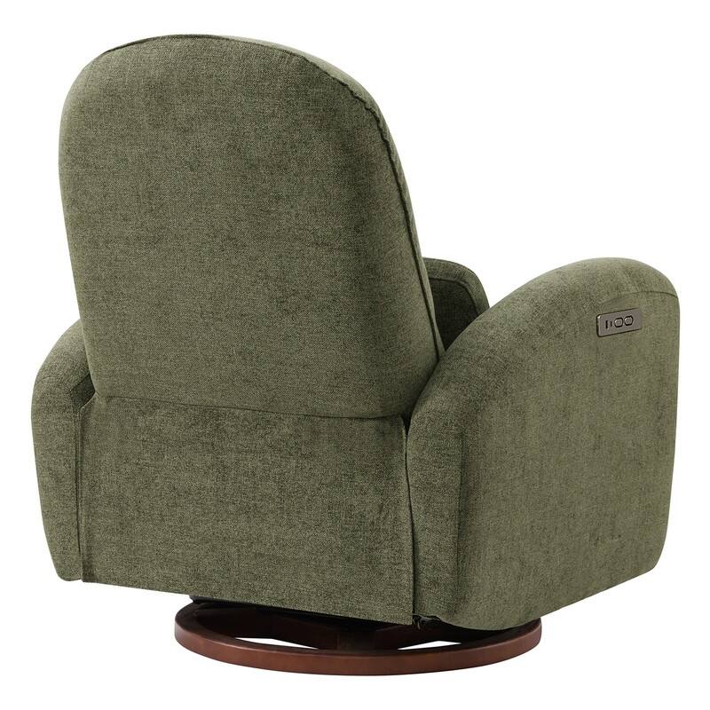 Power/ Manual Swivel Glider Recliner Chair Nursery Chair