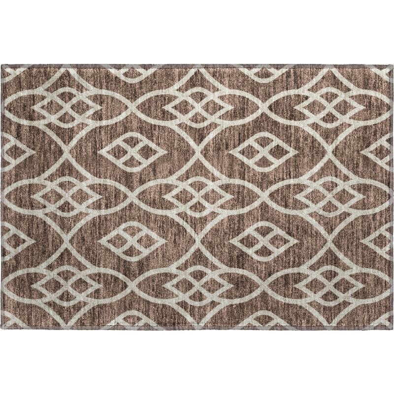 Premium Washable Super Soft Transitional Scroll Mayfield Rug