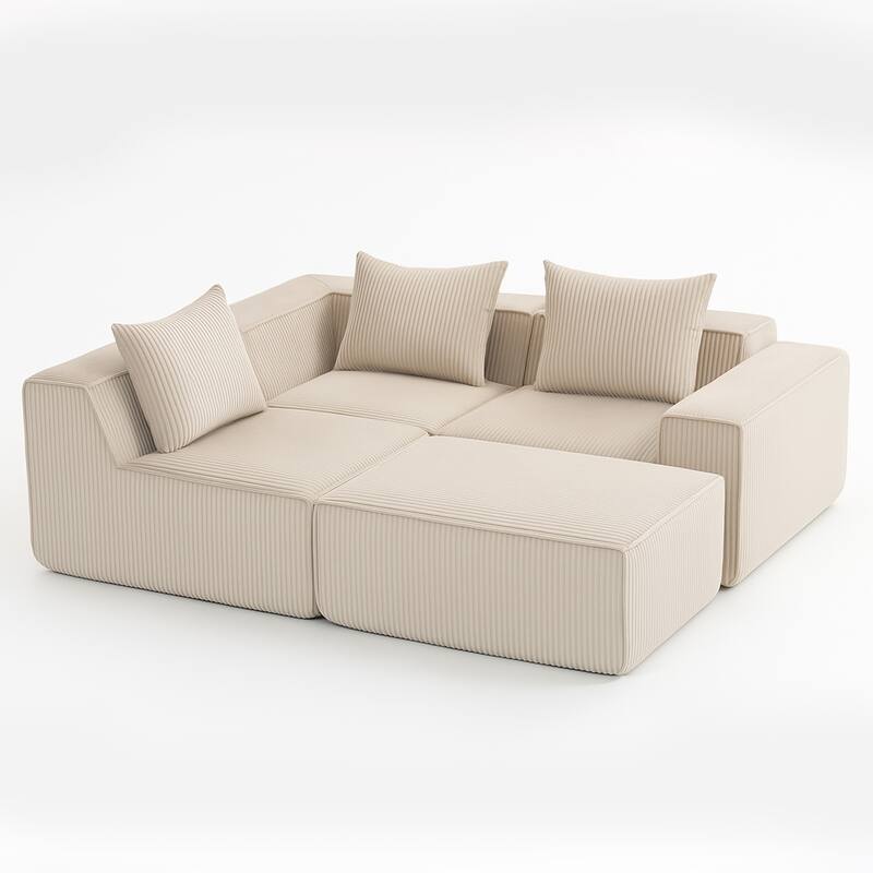 GDFStudio - Multi Person Modular Compression Sofa for Modern Living