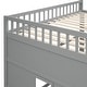 preview thumbnail 42 of 56, Full Size Solid Wood House Loft Bed with Ladder