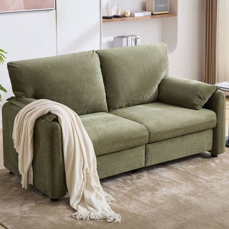 Comfortable Down-Filled Sofa for Living Room and Bedroom, Enhancing Home Style