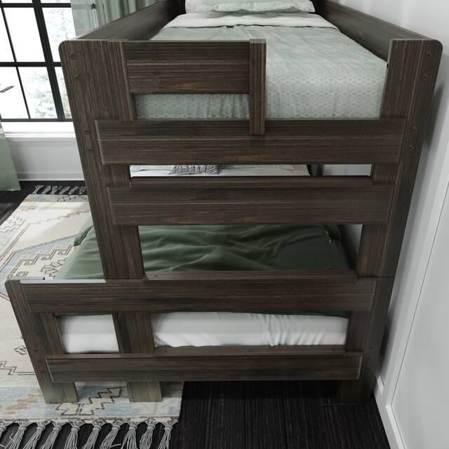 Max and Lily Farmhouse Twin over Full Bunk Bed