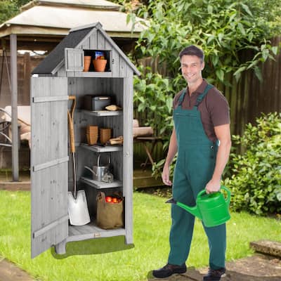 XWT007 Versatile Outdoor Storage Shed Perfect for Gardening Essentials