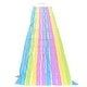 preview thumbnail 2 of 3, Rae Dunn: Splish Splash Rainbow Slide & Ride -16 Foot Water Slide Sprinkler, CocoNut Float, Durable Sliding Mat, Age 5+ - Multi