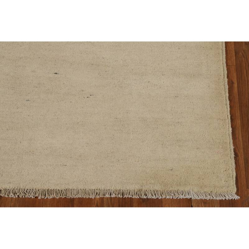 Contemporary Gabbeh Oriental Accent Rug Hand-Knotted Wool Carpet - 4'0"x 6'0"