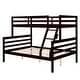 preview thumbnail 18 of 41, Twin Over Full Bunk Bed,Solid Wood Frame,High Guardrail,Safe for Kids