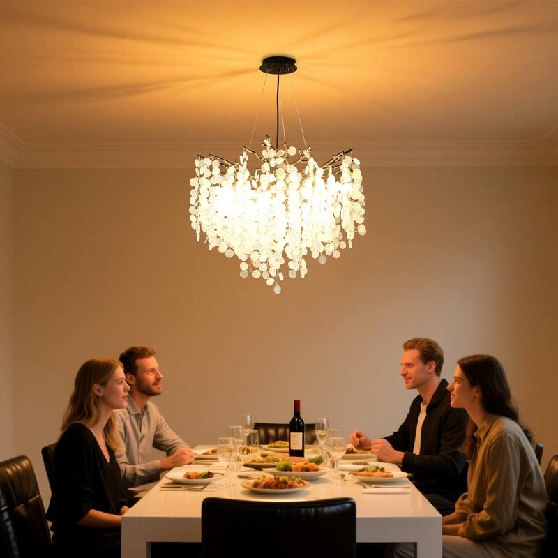 Modern Tree Branch Chandelier Crystal Pendannt Light Fixtures