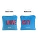 preview thumbnail 2 of 2, University Blue Dual Sided Cornhole Bags
