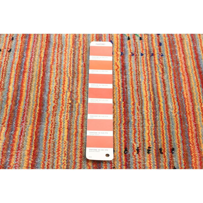 ECARPETGALLERY Hand Loomed Kashkuli Gabbeh Red Wool Rug - 3'0 x 4'9